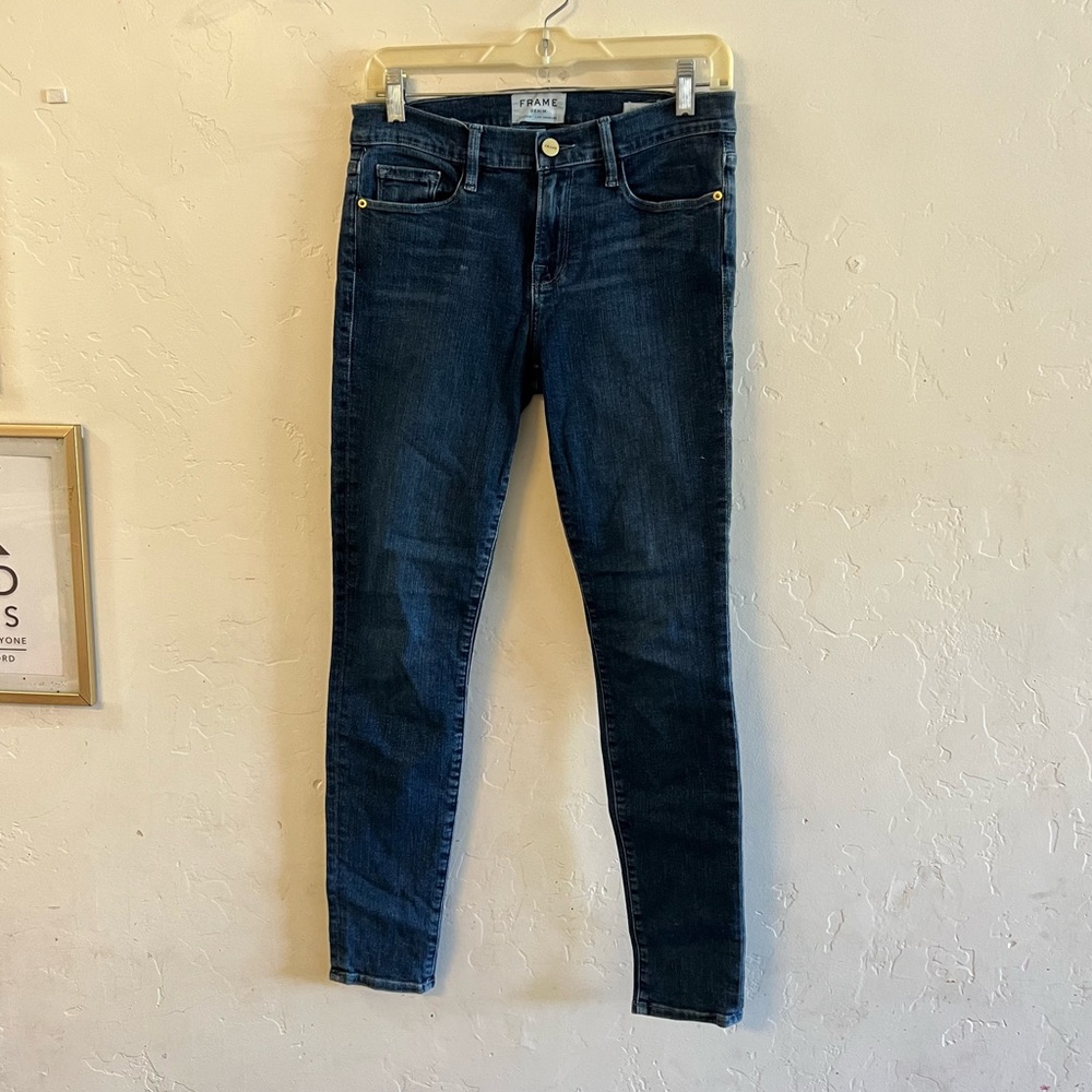Frame Rivercrest Wash Le Skinny de Jeanne Jeans Size 28